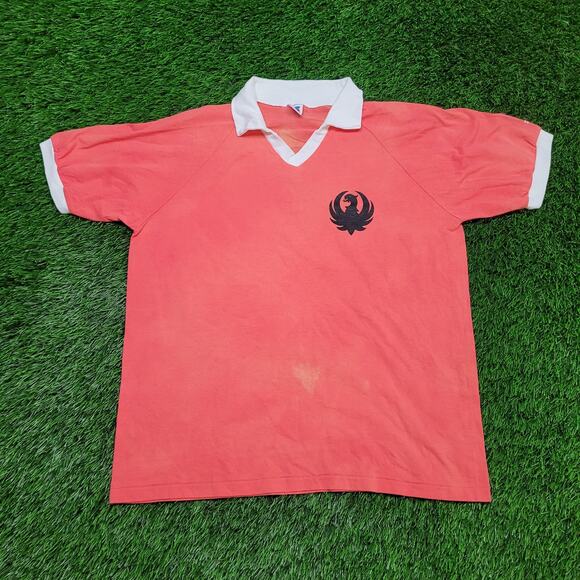 VTG 80s Phoenix Thunderbird Soccer Jersey T-Shirt Mens M USA Made Single - Picture 1 of 9